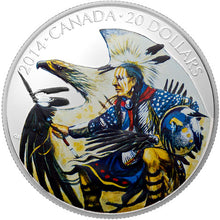 2014 Canada $20 Legend of Nanaboozhoo Silver Coin