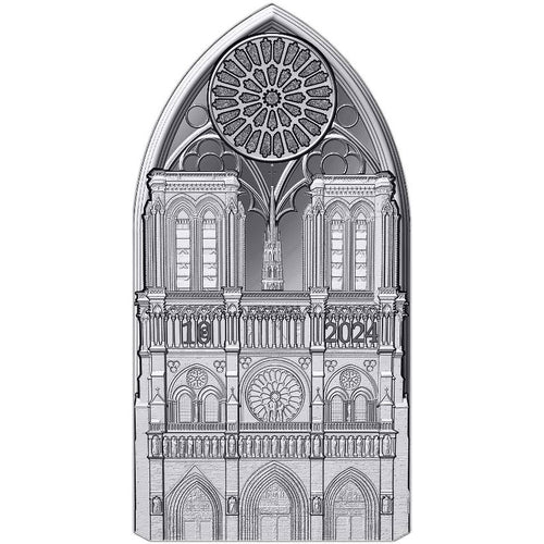 2024 France 10€ French Excellency - Notre Dame Silver Coin