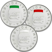 2021 Italy 5€ NUTELLA Silver 3-coin Set