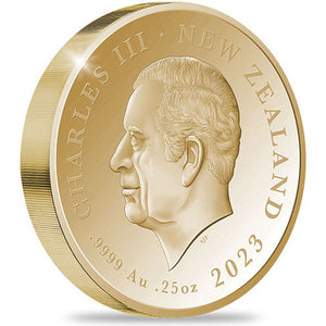 2023 NZ $2 Queen Elizabeth II 1/4oz Gold Proof Coin
