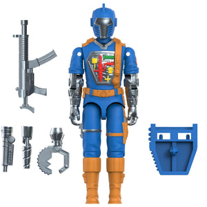 G.I. Joe Wv1 - Cobra B.A.T. (Comic Blue) ReAction+ Figure (O-ring)