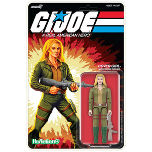 G.I. Joe Wv1 - Cover Girl (Blonde) ReAction+ Figure (O-ring)