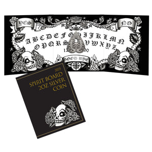 2025 Cameroon 2000Fr Spirit Board - Skulls 2oz Silver Coin