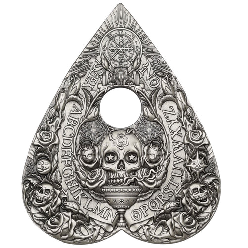 2025 Cameroon 2000Fr Spirit Board - Skulls 2oz Silver Coin