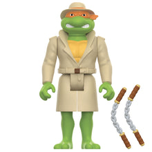 Teenage Mutant Ninja Turtles Wv10 - Undercover Michelangelo (Weird Pizza To Go) 3.75 Inch ReAction Figure