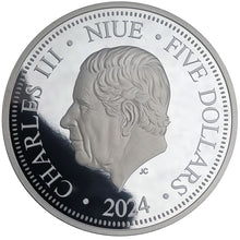 2024 Niue $5 Fact or Fiction: Platypus 2oz Silver Coin