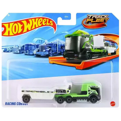 Hot Wheels Track Fleet 2025 Racing Convoy Die Cast Vehicle