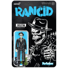 Rancid Punk Skeletim Hat 3 3/4-Inch ReAction Figure - Damaged card/blister