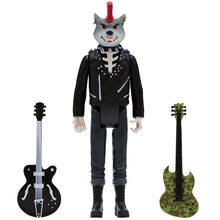 Rancid Punk Skeletim Wolf Head 3 3/4-Inch ReAction Figure - dented BLISTER/bent card