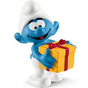 Smurfs Jokey with Present Collectible Figure