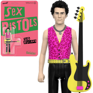 Sex Pistols Sid Vicious Bollocks 3 3/4-inch ReAction Figure