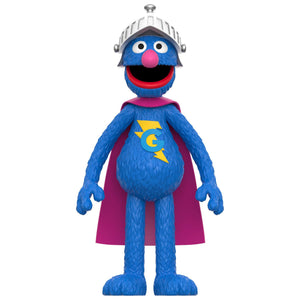 Sesame Street Wv3 - Super Grover ReAction Figure