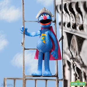 Sesame Street Wv3 - Super Grover ReAction Figure