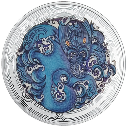 2025 NZ $1 Water Taniwha 1oz Silver Proof Coin