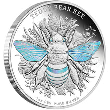 2026 Niue $2 Native Bees - Teddy Bear Bee Hologram 1oz Silver Proof Coin