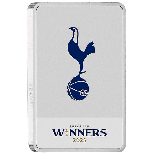 Tottenham Hotspur Europa League 2025 Winners 1oz Silver Bar