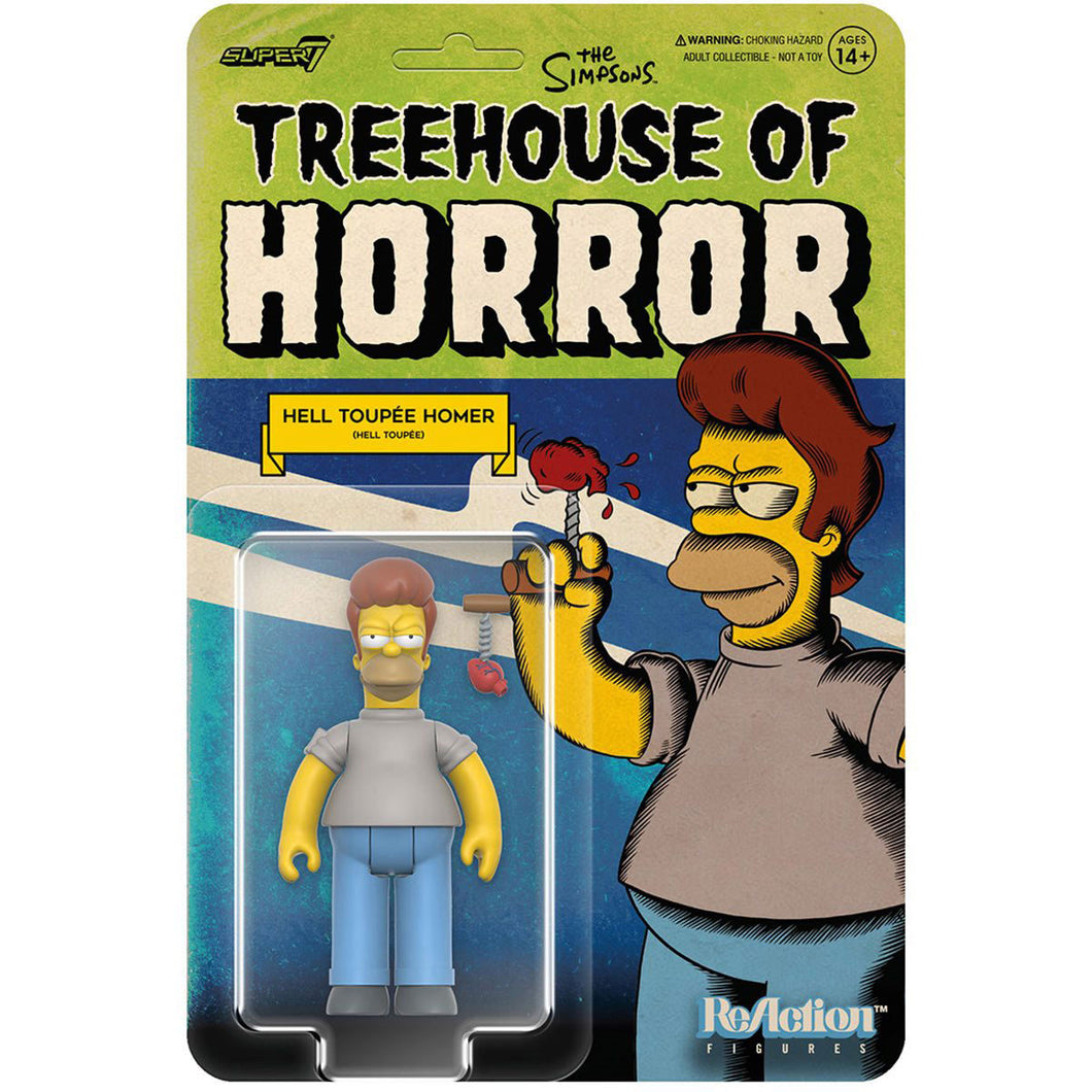 The Simpsons Killer Toupee Homer ReAction Figure