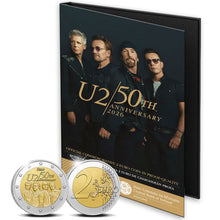 2026 Ireland 2€ U2 PROOF Coin in BOOKLET