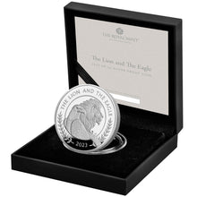 2023 UK £2 Lion & The Eagle 1oz Silver Proof Coin