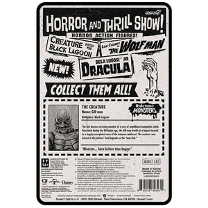 Universal Monsters Wv01 - Creature From The Black Lagoon 3.75" Reaction Figure