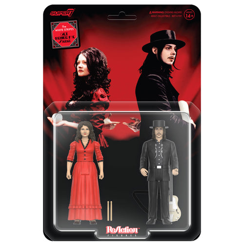White Stripes - The White Stripes (Get Behind Me Satan) 3.75 Inch Reaction Figures (2 Pack)