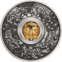 2022 Tuvalu $1 Rotating Tiger 1oz Silver Coin