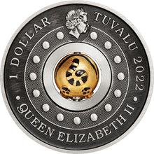 2022 Tuvalu $1 Rotating Tiger 1oz Silver Coin