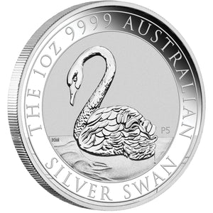 2021 $1 Swan 1oz Silver BU