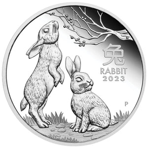 2023 50c Year of the Rabbit 1/2oz Silver Proof Coin
