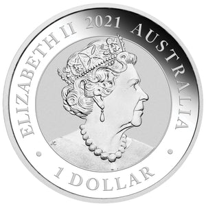 2021 $1 Swan 1oz Silver BU