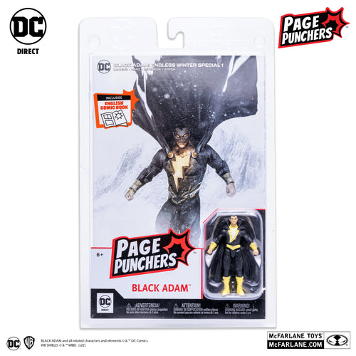 Page Punchers - Endless Winter - Black Adam 3-inch Figure w/ Comic