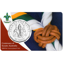 2008 50c Centenary of Scouts Uncirculated Coin