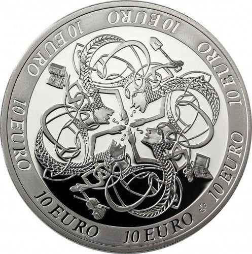 2007 Ireland 10€ Celtic Culture Silver Proof
