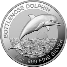 2019 $5 Bottlenose Dolphin High Relief 1oz Silver Proof