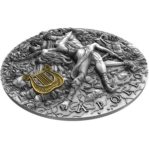 2020 Niue $2 Gods - Apollo 2oz Silver Coin