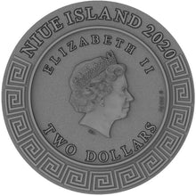 2020 Niue $2 Gods - Apollo 2oz Silver Coin