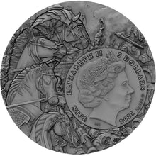2021 Niue $2 Four Horseman - Pale Horse 2oz Silver Coin
