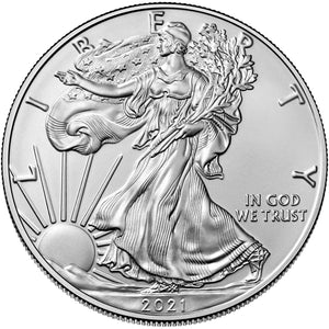 2021 USA $1 American Eagle 1oz Silver Coin