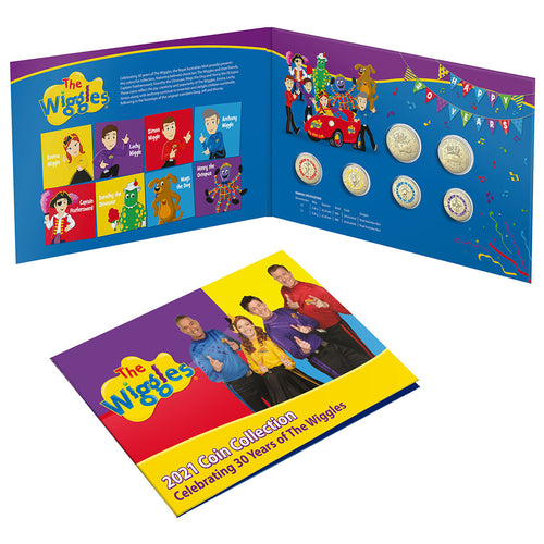 2021 30 Years of The Wiggles Collection in Folder