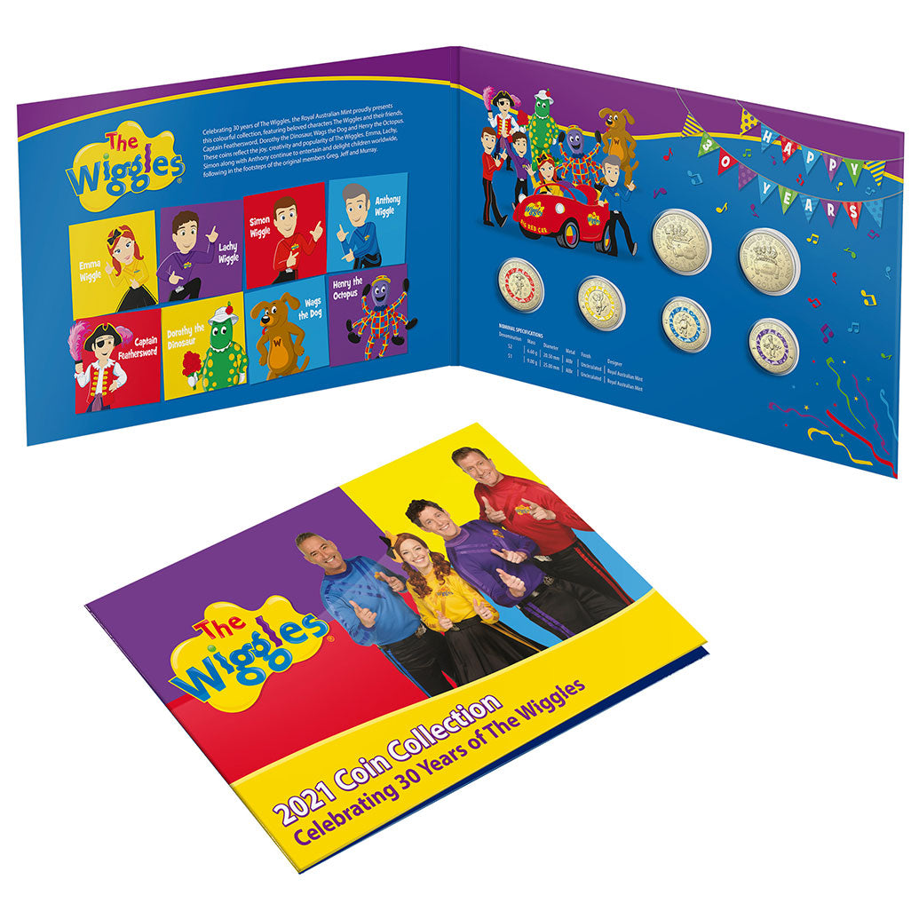 2021 30 Years of The Wiggles Collection in Folder