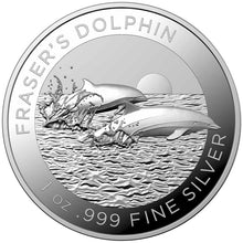 2021 $5 Frasers Dolphin High Relief 1oz Silver Proof