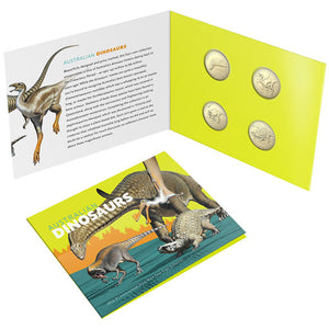 2022 $1 Dinosaurs Unc 4-Coin Privy Mark Set