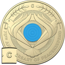 2022 $2 75th Anniv. of Peacekeeping 'C' Mintmark on Card