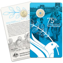 2022 $2 75th Anniv. of Peacekeeping 'C' Mintmark on Card
