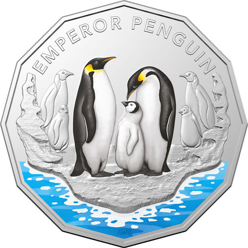 2023 50c AAT - Emperor Penguin Unc