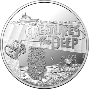 2023 $1 Creatures of the Deep ‘C’ Mintmark Silver Proof Coin