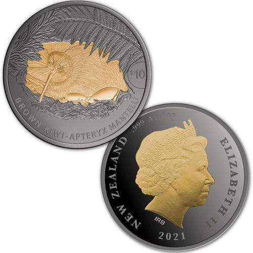 2021 NZ $10 Kiwi 5oz Silver Proof Coin