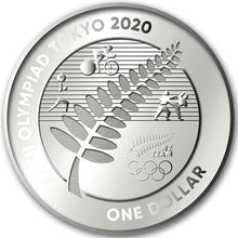 2020 NZ $1 100 Years Olympic Games 1oz Silver Coin Set