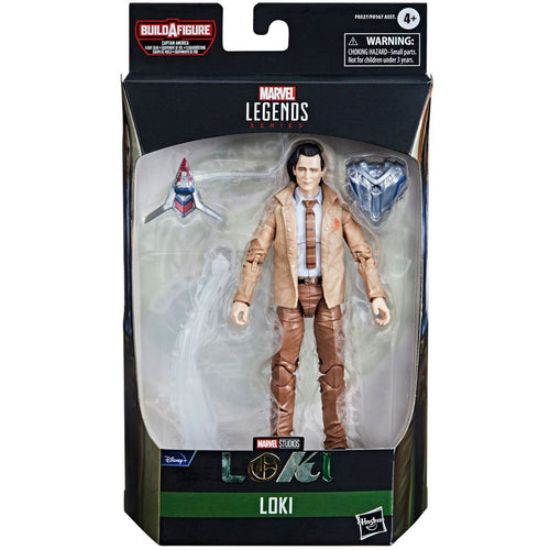 Avengers Marvel Legends Wv 1 -  Loki Action Figure (Captain America Flight Gear BAF)