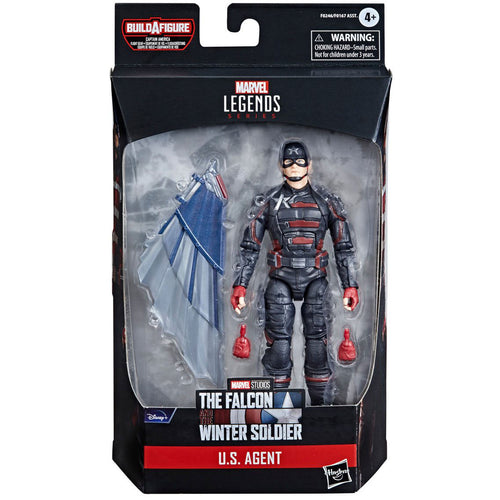 Avengers Marvel Legends Wv 1 -  US Agent Action Figure (Captain America Flight Gear BAF)